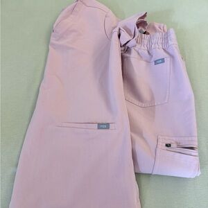 Figs Blush Pink Scrub Set